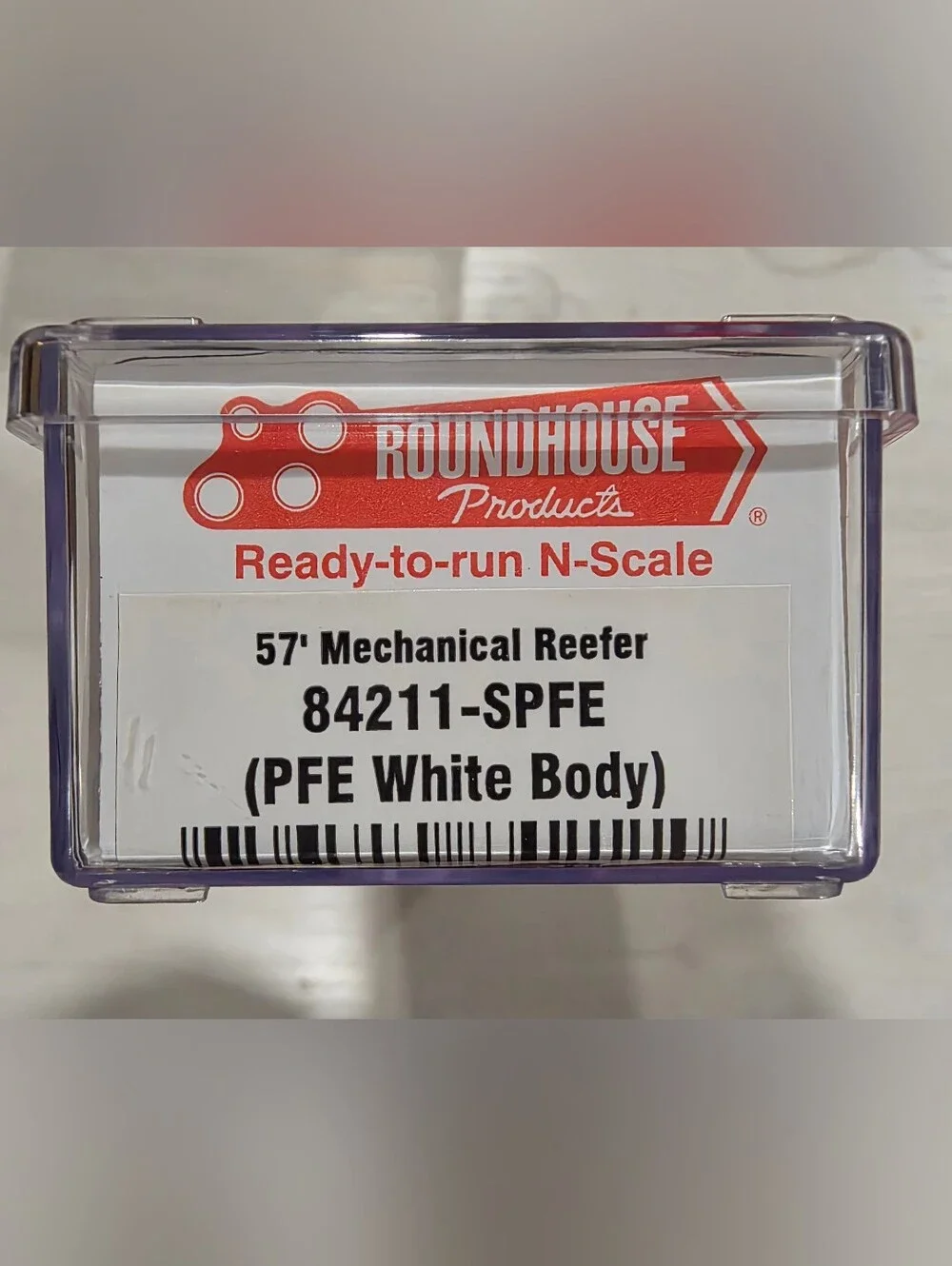 Rounhouse N Scale RTR SPFE 57' White Body Mechanical Reefer